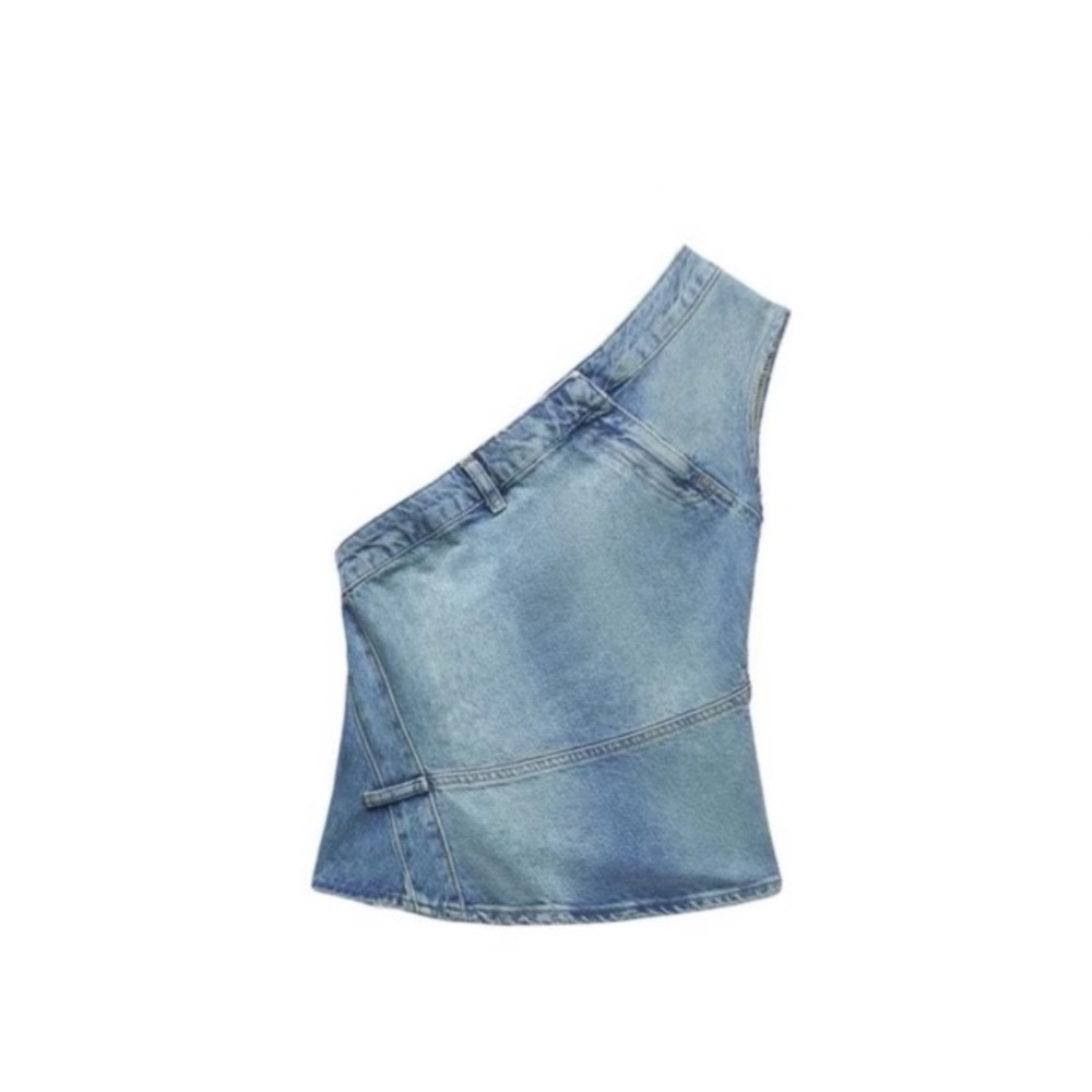 ZARA Denim Top